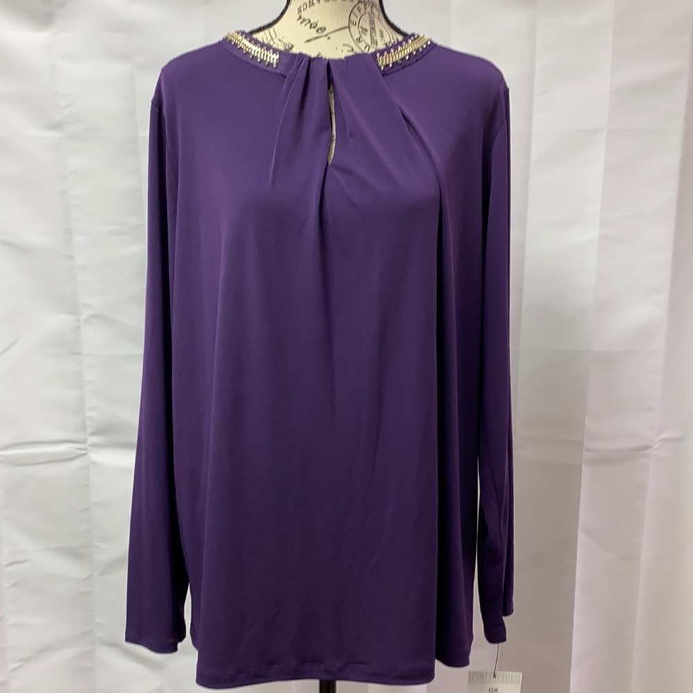 Liz Claiborne long sleeve Career Top